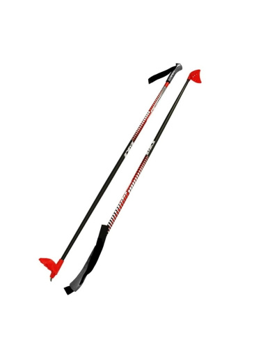 Палки лыжные стеклопластиковые Sable XC Cross (130см, black/red)