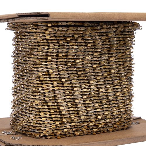 Цепь пильная NUZEN бухта 100 футов / 30,4 м, 1/4", semi chisel, 1,1 мм, 2400 звеньев, 25AP2400E, для минипил