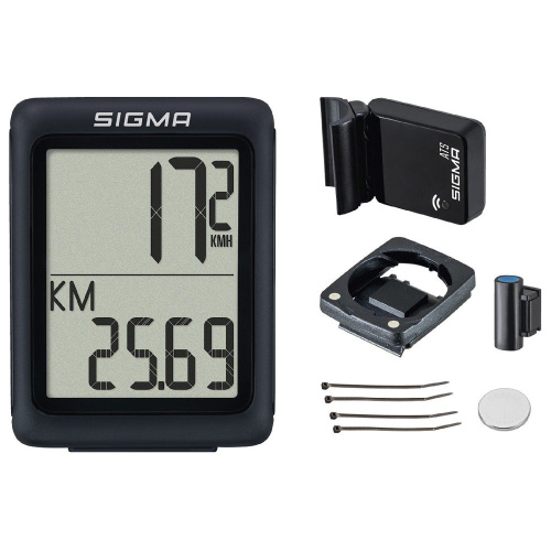 Велокомп. 4-005211 BC 5.0 WL ATS 5 функций, БЕСПРОВОДНОЙ, черный SIGMA NEW