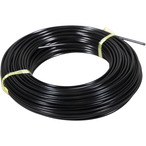 Оплётка тормозного троса ,бухта L=50м, толщина 5мм, витое сечение, цвет черный