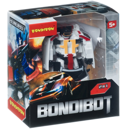 Трансформер 2 в 1 BONDIBOT робот-минивэн, Bondibon