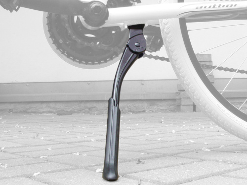 Подножка 8-16502110 алюминиевая AKS-550A 24-29" универс. центр. крепления с планкой, черная AUTHOR