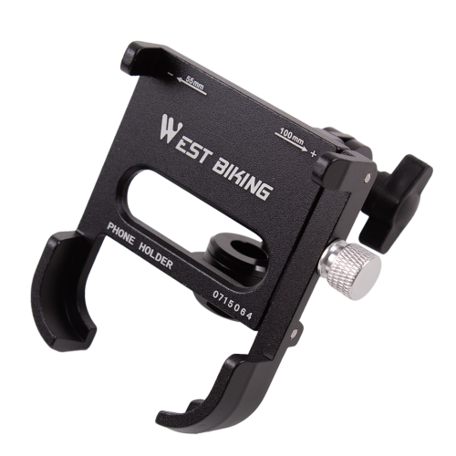 Держатель для телефона West Biking, алюм, 17×8 см, крепление на руль, для телефонов 4,5-7,5 дюймов