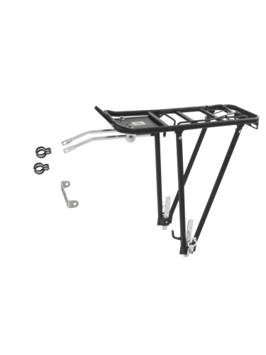 Багажник 24-28" 5-440158 алюм. 2-х стоечный регулируемый, сборный, черный Screw-On II M-WAVE