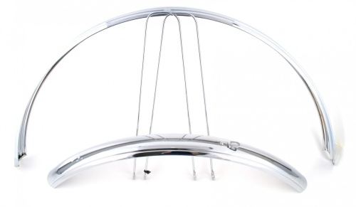 Комплект щитков 28", сталь, хром