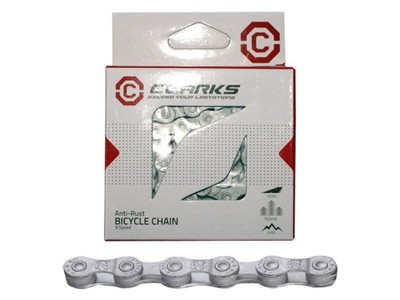 Цепь .CL8RB 3-132 1/2"x3/32" антиржав. 116 зв. хромир. покрыт. с замком в коробке 8скор. CLARKS