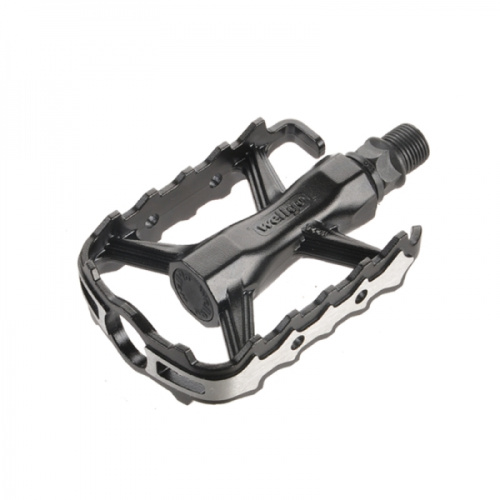 Педали 6-14224 алюминиевые M224G литые облегч. 103*66*25мм, 310 г. черные WELLGO