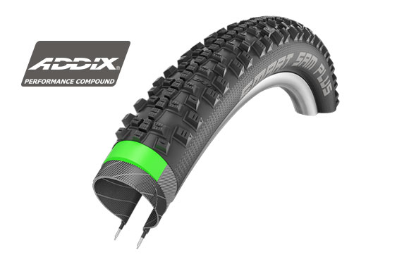 Покрышка. 26x2,25 (57-559) 05-11101180.01 SMART SAM PLUS Perf, GreenGuard АНТИПРОКОЛ, SnakeSkin	B/B-SK HS476 Addix 67EPI 35B черная SCHWALBE