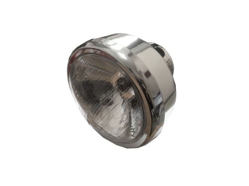 Фара ALPHA  круглая ХРОМ