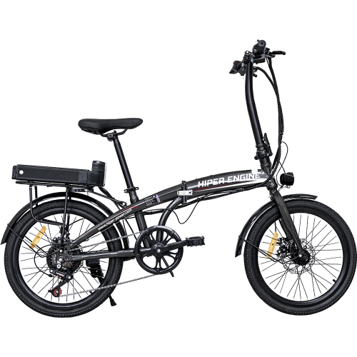 Электровелосипед HIPER Engine Fold X4 Graphite, (HE-FX04), 20" колеса, 350 Вт мотор, 10,4 Ач батарея