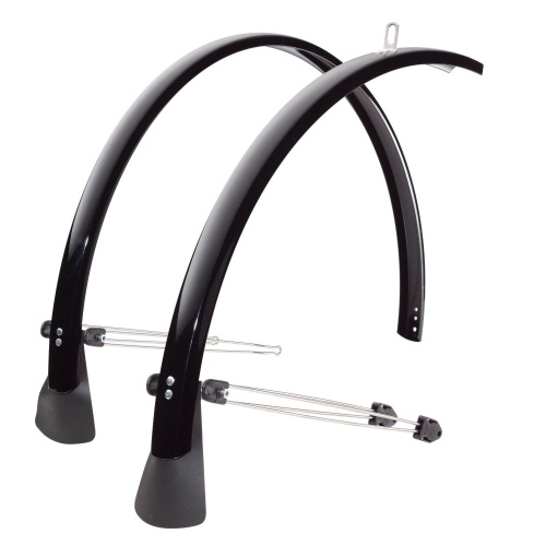 Крылья 0-10976 металлопласт. SKS-10976 Commuter Road 35mm, 28", черные с брызгов.(Германия)