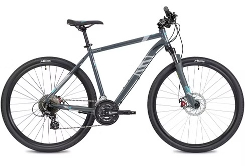 Велосипед STINGER 700C CAMPUS STD серый, алюминий, размер 52