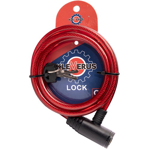 Замок тросовый с ключом 8х1200мм (001)