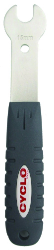 Захват д/педалей 7-06382 Сr-V с антискользящ. эргонич. прорезин. рукояткой 15мм профи CYCLO (Англия)