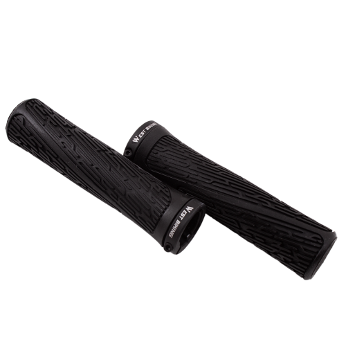 Грипсы West Biking, алюминиевый замок, термопластик, длина 133 мм, ширина 32 мм