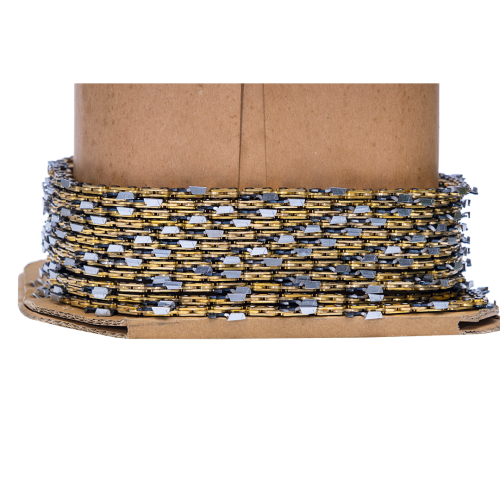 Цепь пильная NUZEN бухта 100 футов / 30.4 м, 3/8"LP, chisel, 1,3 мм, 1640 звеньев, 91LPX1640, для аккум., электро- и бензопил Китай, Stihl, Husqvarna 