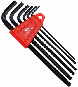 Набор 6-150613 шестигр.YC-613 Г-образн. 2/2,5/3/4/5/6мм сталь пласт. держ-ль черный BIKEHAND