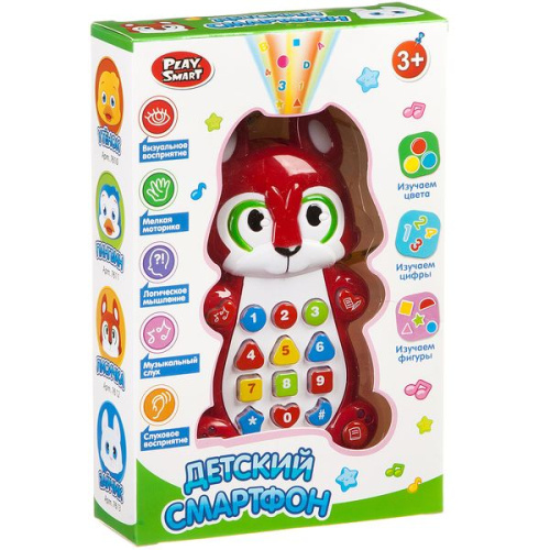 Игрушка обучающая Детский смартфон PLAY SMART, 7614