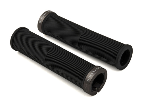 Ручки 8-33452055 на руль AGR Griplock R40 125мм резин. эргон. комфорт. с 1-м фикс. 92г. (50) черные AUTHOR