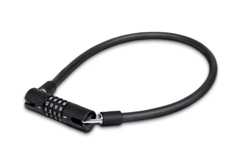 Замок кодовый ACID CORVID C65, тросовый, 16х650мм, черный, код 13325