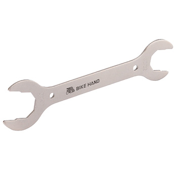 Ключ д/рулевой колонки BIKEHAND YC-153, 6-153, 30х32х36х40, сталь, серебр.