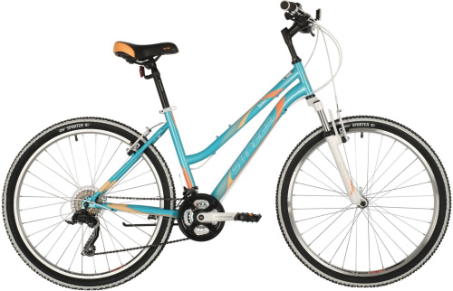 Велосипед STINGER 26" LATINA синий, сталь, размер 15", MICROSHIFT