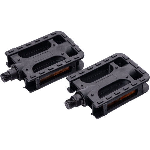 Педали пластик, черные ф14 для велосипеда