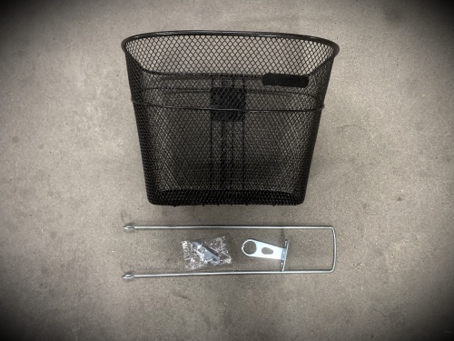 Корзина передняя сетка с креплением. Цвет: чёрный. 3254092