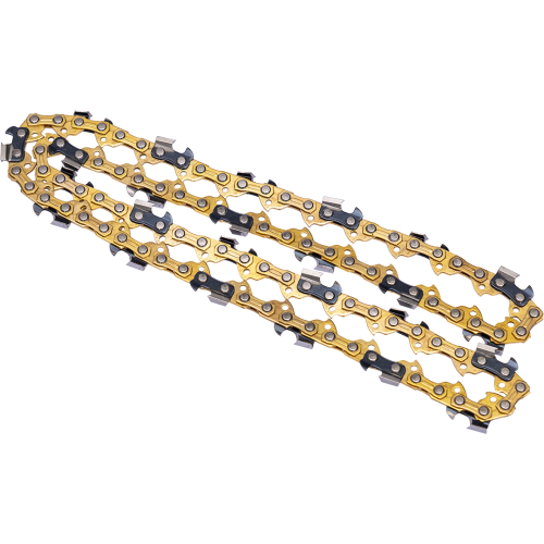 Цепь пильная NUZEN (золотая) 35 см, 14", 3/8"LP, full chisel, 1,3 мм, 50 звеньев, 91LPX050, для бензопил MS180-MS210-MS230-MS250