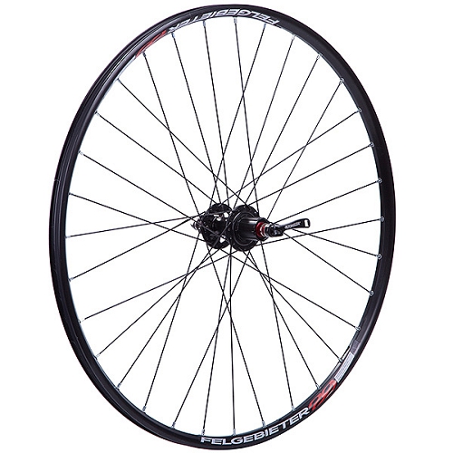 Колесо 29" заднее, дв. обод, 32сп, вт. SF B39F алю, эксц, ось 12мм, пром подш. диск, кассета 8-9ск.