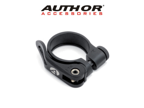 Эксцентрик 8-30052014 подсед. хомут AQR-C09-31,8мм (34) алюм. (100) черный AUTHOR