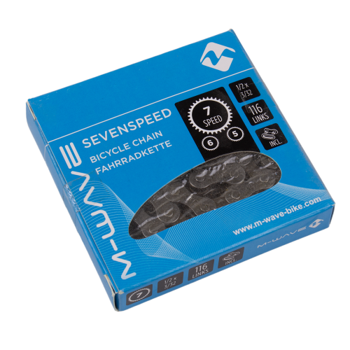 Цепь 5-301904 1/2"x3/32" 116 зв. 7,3мм с замком в коробке 5-7скор. M-WAVE