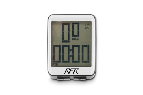 Велокомпьютер RFR CMPT, беcпроводной, 12 функций, white, код 14081