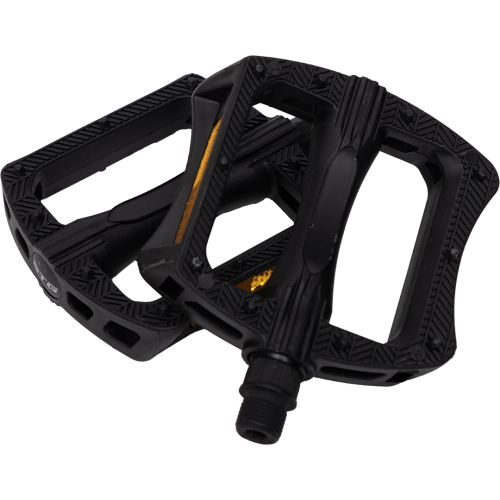 Педали STG,модель B123, пластик , ось 9/16, насып. подшип.Платформа. Цвет:черный