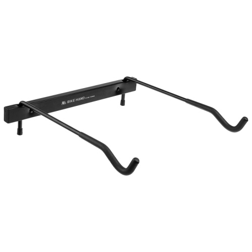 Держатель вело 6-230048 настенный YC-29S складной, для "подвешивания" велосипеда за раму (горизонтально) до 25кг, с крепежом, сталь, черный BIKEHAND