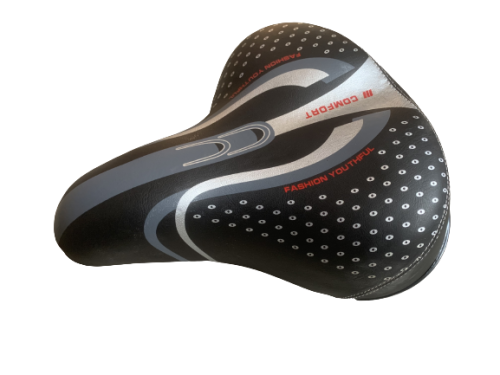 Седло "Fashion Youthful" мягкое рельефное Comfort (аналог Xinda)