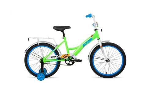 Велосипед ALTAIR KIDS 20 (13'' 1ск) ярко-зеленый / синий, RBKT05N01010
