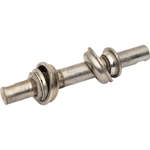 Каретка резьбовая под клин с чашками без подшипников (Минская) на детский велосипед.