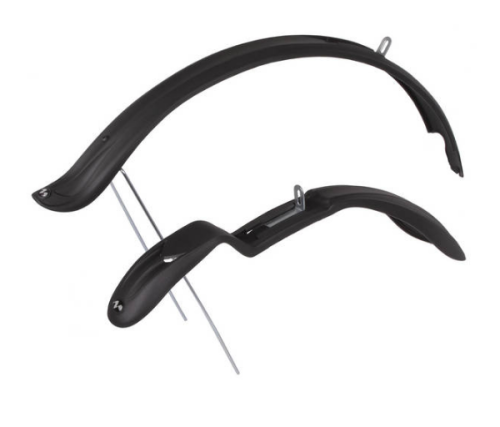 Крылья 5-386096 пластиковые 26-29"х55мм с усами удлинен. оригинал. формы, перед. 580мм, зад. 890мм, черные M-WAVE