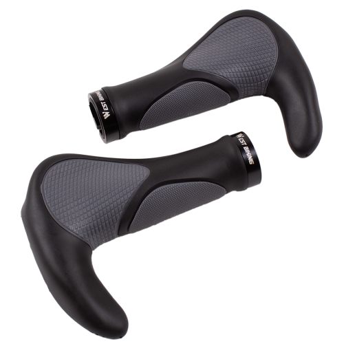 Грипсы велосипедные анатомические с фиксатором, 140мм, West Biking