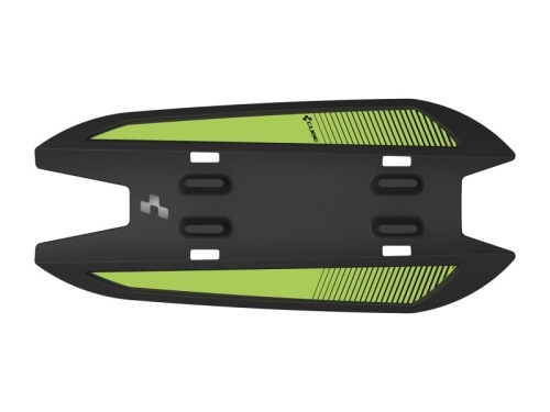 Щиток подрамный CUBE Cubeguard JUNIOR Downtube черный&зеленый