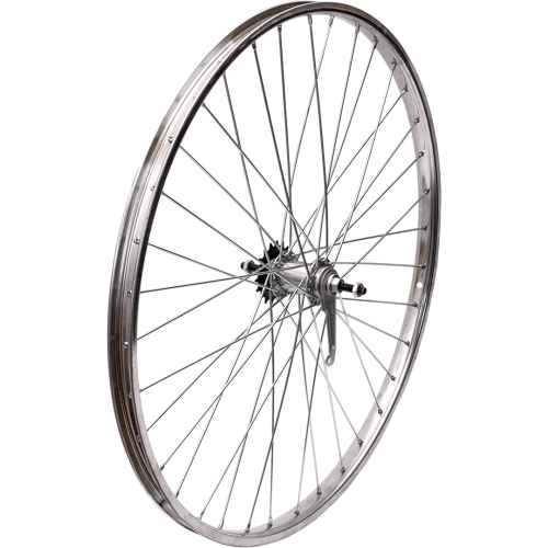 Колесо-28" заднее усиленное. Хромированный обод с втулкой "Coster" (H36.G11.) спица Ø-3мм.