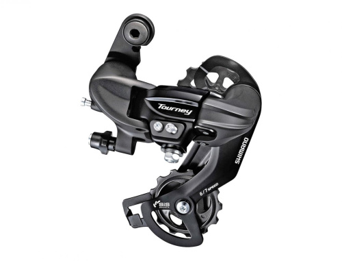 Переключатель задний Shimano Tourney TY300, 6/7ск., крепл. на болт, 31012031