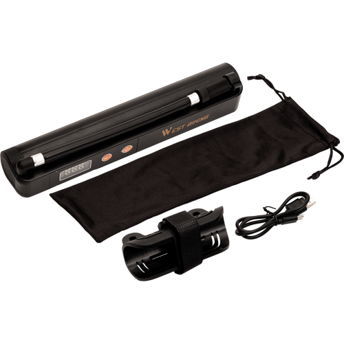 Насос для велосипеда электрический, вело-мото-и мяч режимы, 1500мАч, до 130PSI, 225мм,West Biking арт. 0711119