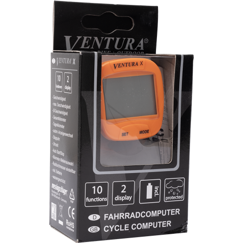 Велокомп. 5-244553 10 ф-ций ОРАНЖЕВЫЙ VENTURA Х