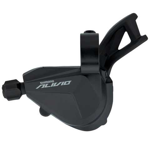 Перекл-ль ALIVIO ASLM31002LB 2-8222 без индикатора, 2ск. левый+трос 1800мм, черный без уп. M3100-L SHIMANO