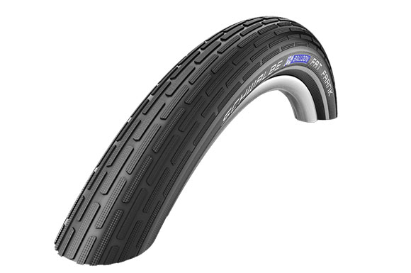 Покрышка. 26x2,35 (60-559) 05-11133372.01 FAT FRANK K-Guard, TwinSkin C/C+RT (светоотр полоса) HS375 SBC 50EPI кремовая SCHWALBE