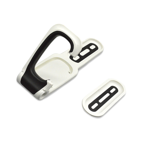 Держатель вело 00-170295 настенный торцевой "ВЕРТИКАЛЬ" антицарап. резин. покрытие сверхпрочный пластик с доп. упором под 2е колесо белый H09B HORST