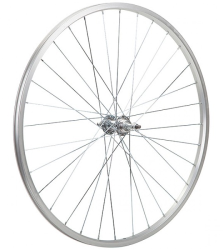 Колесо 28" заднее, одност. обод, 32сп, втулка сталь, v-br, трещ. Х95073