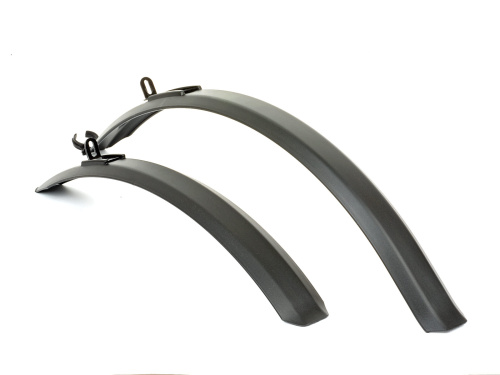 Крылья 8-16061605 пластиковые AXP-07-27,5/28/29" 27,5-29"х60мм удлиненные, перед. 540мм, зад. 780мм, черные AUTHOR